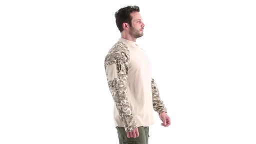 HQ ISSUE Men's Long Sleeved Combat-Style Shirt 360 View - image 2 from the video