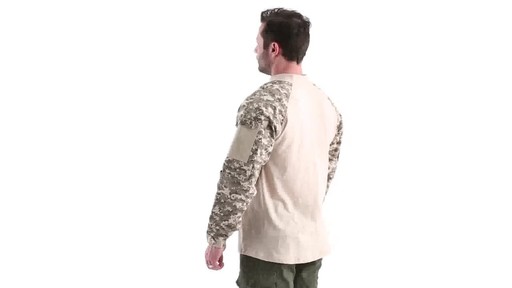HQ ISSUE Men's Long Sleeved Combat-Style Shirt 360 View - image 6 from the video