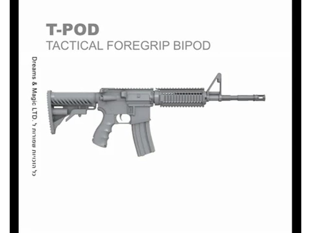 FAB Defense T-Pod Vertical Foregrip with Bipod - image 1 from the video