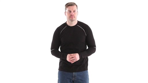 Guide Gear Men's Midweight Thermal Base Layer Shirts 2 Pack 360 View - image 1 from the video