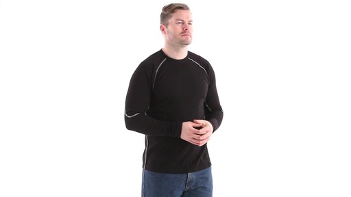 Guide Gear Men's Midweight Thermal Base Layer Shirts 2 Pack 360 View - image 2 from the video