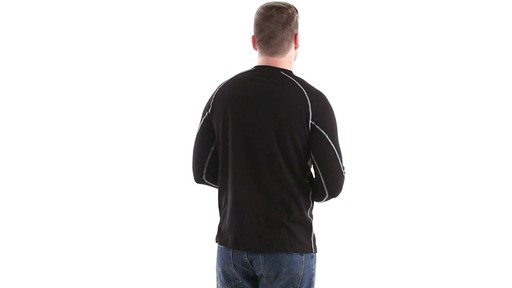 Guide Gear Men's Midweight Thermal Base Layer Shirts 2 Pack 360 View - image 4 from the video