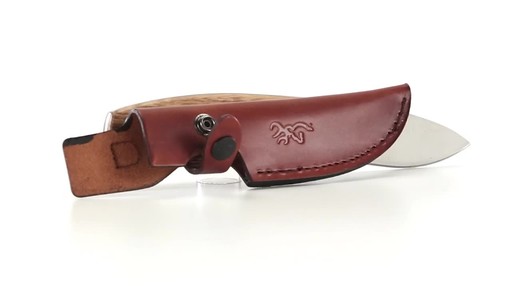 Guide Gear Bushcraft Survival Knife by Browning - image 5 from the video