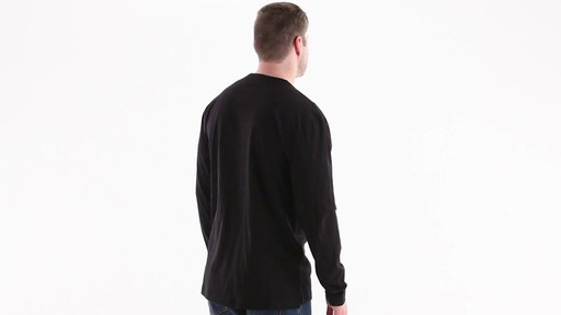 Guide Gear Men's Stain Kicker Long Sleeve Pocket T Shirt With Teflon 360 View - image 4 from the video