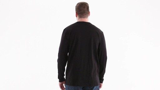 Guide Gear Men's Stain Kicker Long Sleeve Pocket T Shirt With Teflon 360 View - image 6 from the video