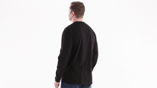 Guide Gear Men's Stain Kicker Long Sleeve Pocket T Shirt With Teflon 360 View - image 7 from the video