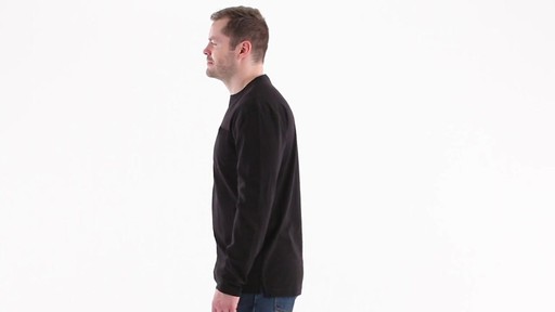 Guide Gear Men's Stain Kicker Long Sleeve Pocket T Shirt With Teflon 360 View - image 8 from the video