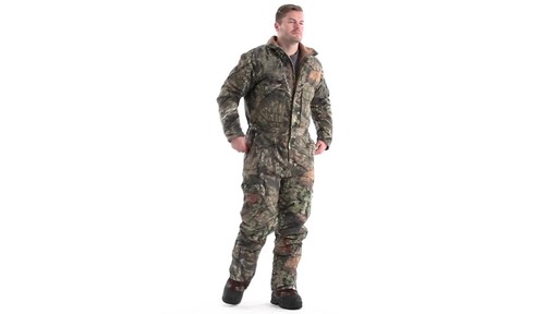 Guide Gear Men's Insulated Silent Adrenaline Hunting Coveralls 360 View - image 2 from the video