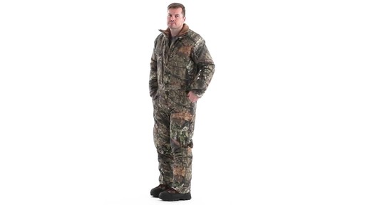 Guide Gear Men's Insulated Silent Adrenaline Hunting Coveralls 360 View - image 8 from the video