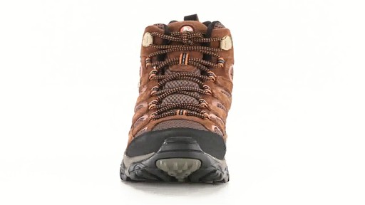 Merrell Men's Moab 2 Waterproof Mid Hiking Boots 360 View - image 2 from the video