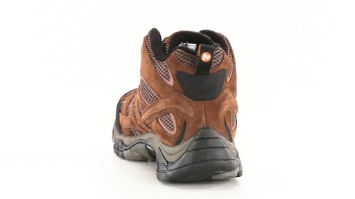 Merrell Men's Moab 2 Waterproof Mid Hiking Boots 360 View - image 7 from the video