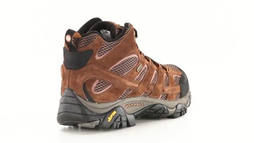 Merrell Men's Moab 2 Waterproof Mid Hiking Boots 360 View - image 8 from the video