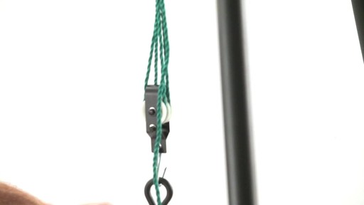 Guide Gear Deluxe Deer Hoist Gambrel Swivel Hitch Lift System - image 7 from the video