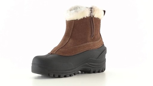 Guide Gear Women's Insulated Side Zip Winter Boots 600 Gram 360 View - image 1 from the video