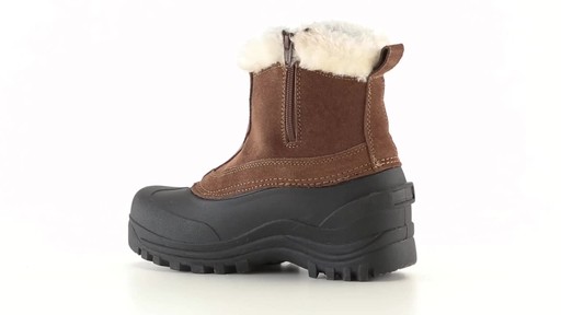 Guide Gear Women's Insulated Side Zip Winter Boots 600 Gram 360 View - image 10 from the video