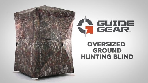 Guide Gear Oversized Ground Hunting Blind - image 1 from the video