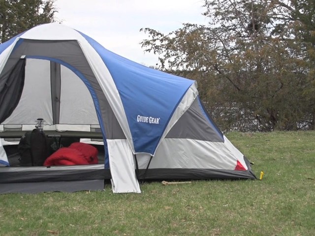 Guide Gear® Elkhorn 18x10' 3-room Dome Tent - image 3 from the video
