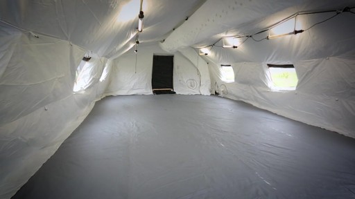US Military Issue AirBeam Shelter 32' x 20' New - image 2 from the video