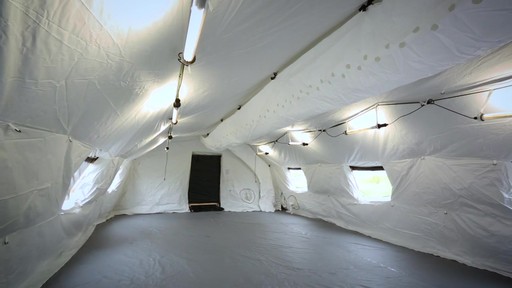 US Military Issue AirBeam Shelter 32' x 20' New - image 8 from the video
