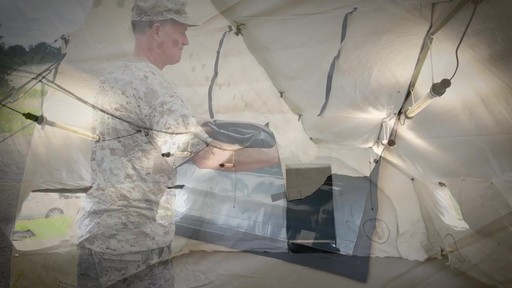 US Military Issue AirBeam Shelter 32' x 20' New - image 9 from the video