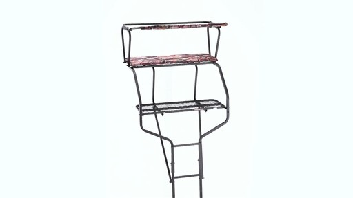 Guide Gear 18' Deluxe 2-Man Ladder Tree Stand 360 View - image 1 from the video