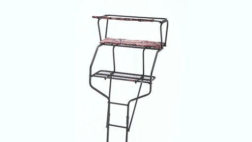 Guide Gear 18' Deluxe 2-Man Ladder Tree Stand 360 View - image 10 from the video