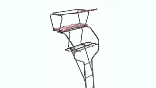 Guide Gear 18' Deluxe 2-Man Ladder Tree Stand 360 View - image 2 from the video
