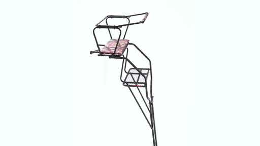 Guide Gear 18' Deluxe 2-Man Ladder Tree Stand 360 View - image 3 from the video
