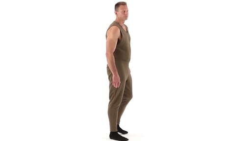 Guide Gear Men's Heavyweight Fleece Base Layer Union Suit 360 View - image 2 from the video