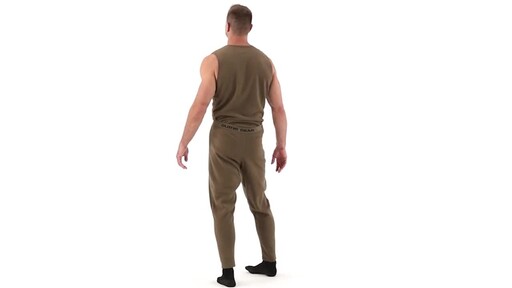 Guide Gear Men's Heavyweight Fleece Base Layer Union Suit 360 View - image 7 from the video