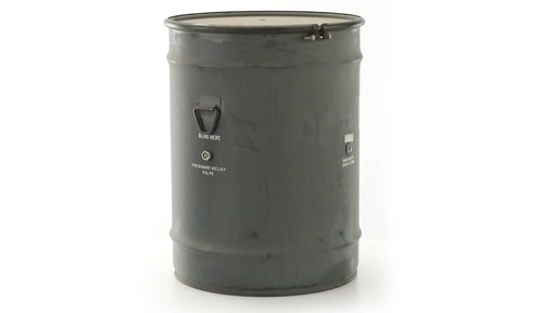 U.S. Military Surplus 58-gallon Drum Used - image 1 from the video