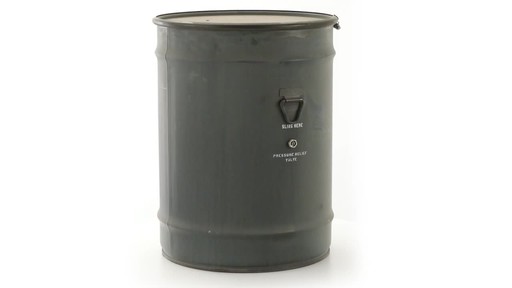 U.S. Military Surplus 58-gallon Drum Used - image 3 from the video