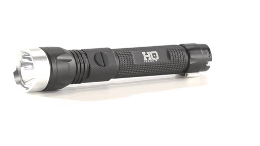 HQ Issue Indestructible Pro Series Flashlight 750 Lumen 360 View - image 10 from the video