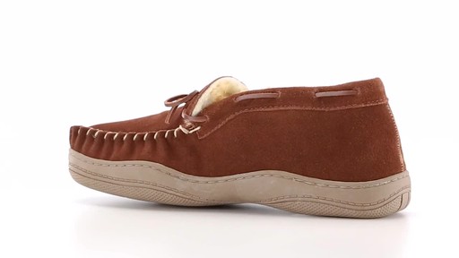 Guide Gear Men's Suede Chukka Moccasin Slippers - image 10 from the video