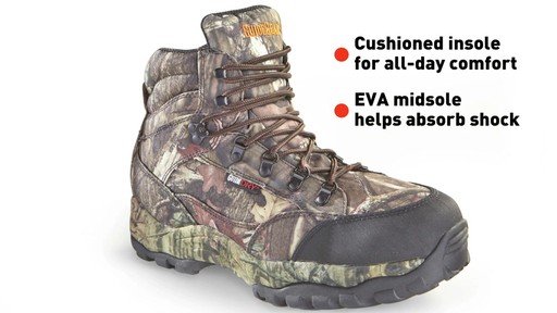 Guide Gear Guidelight II Men's Hunting Boots 400 Gram Thinsulate Mossy Oak Camo - image 8 from the video