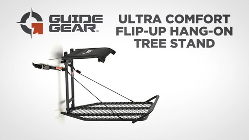 Guide Gear Ultra Comfort Flip-Up Hang-On Tree Stand - image 2 from the video