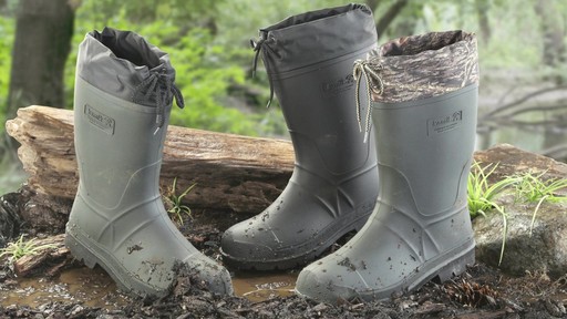 Kamik Men's Rubber Rain Boots - image 1 from the video