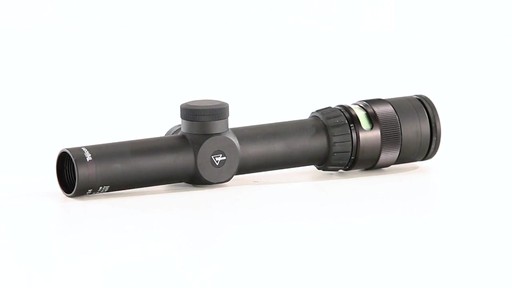 Trijicon AccuPoint 1-4x24mm Rifle Scope BAC Green Triangle Post Reticle 360 View - image 2 from the video