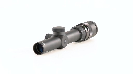 Trijicon AccuPoint 1-4x24mm Rifle Scope BAC Green Triangle Post Reticle 360 View - image 3 from the video
