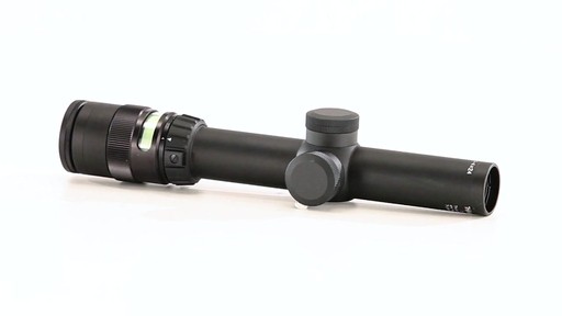 Trijicon AccuPoint 1-4x24mm Rifle Scope BAC Green Triangle Post Reticle 360 View - image 6 from the video