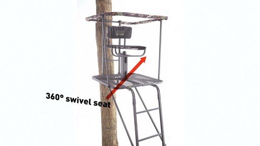 Sniper Swivel Top Ladder Stand - image 4 from the video