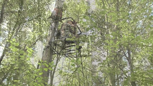 Sniper Swivel Top Ladder Stand - image 6 from the video