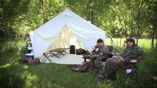 Guide Gear Canvas Wall Tent 10' x 12' - image 2 from the video