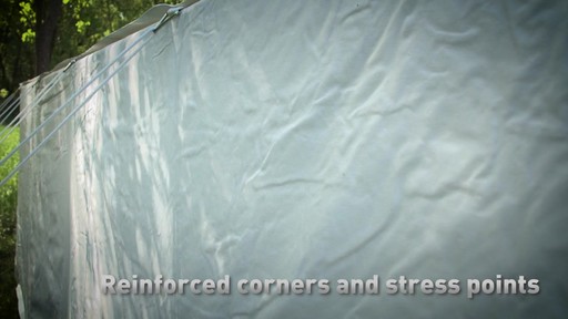Guide Gear Canvas Wall Tent 10' x 12' - image 3 from the video