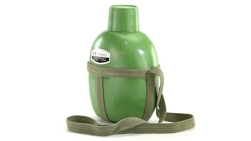 Chinese Military Surplus PLA Canteen Flask 360 View - image 1 from the video