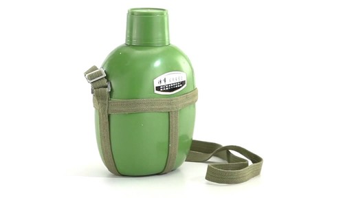 Chinese Military Surplus PLA Canteen Flask 360 View - image 4 from the video
