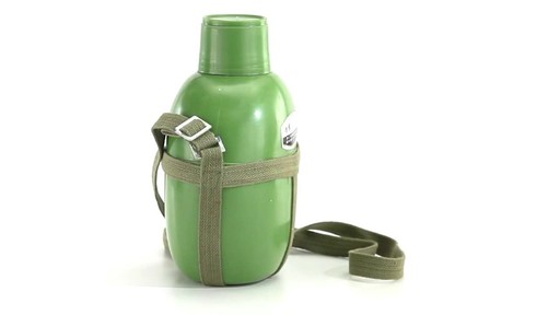 Chinese Military Surplus PLA Canteen Flask 360 View - image 5 from the video