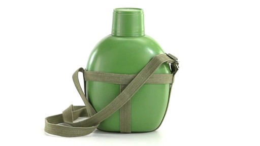 Chinese Military Surplus PLA Canteen Flask 360 View - image 8 from the video
