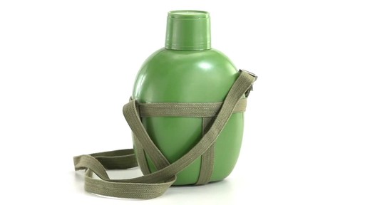 Chinese Military Surplus PLA Canteen Flask 360 View - image 9 from the video