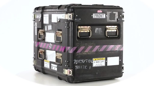 U.S. Military Surplus Shipping Case Used 360 View - image 3 from the video